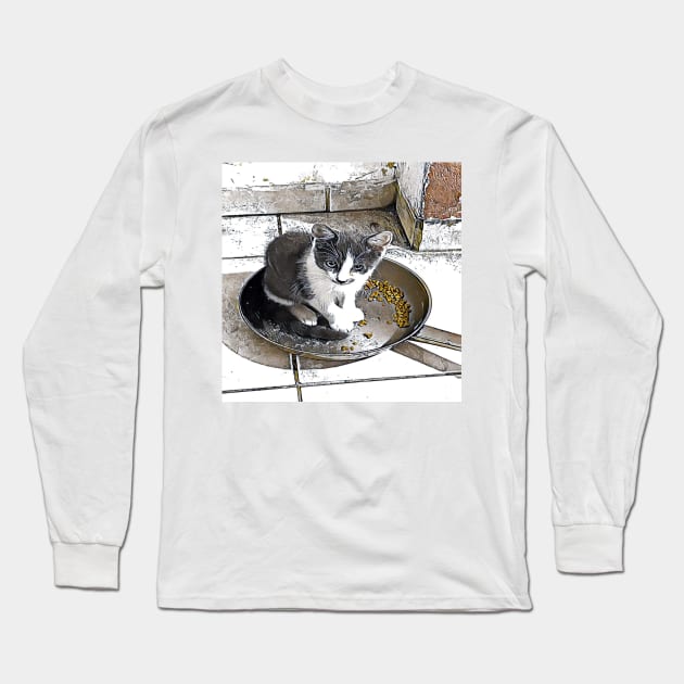 FRYING PAN Long Sleeve T-Shirt by CATUNIVERSE